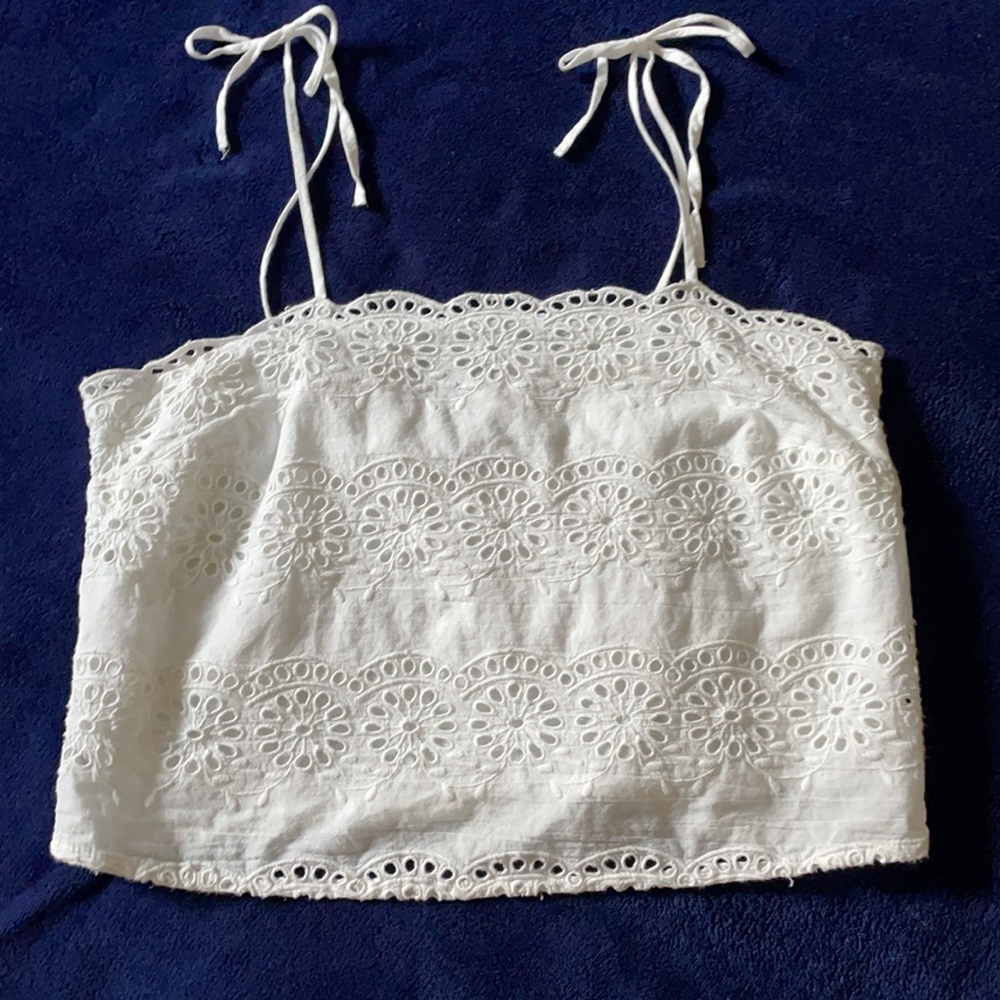 White crop top from Aqua